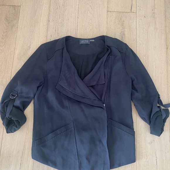 Astr The Label Black Light Weight Jacket Size Small NWOT - Picture 1 of 4